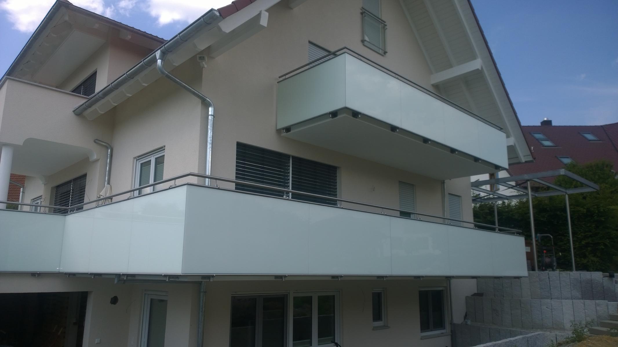 Geländer mit Glas · GG15 — Originalaufnahme